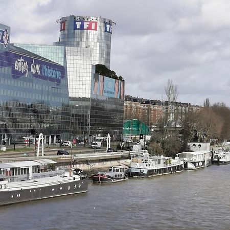 Logement Vue Sur La Seine Булонь-Бийанкур Экстерьер фото